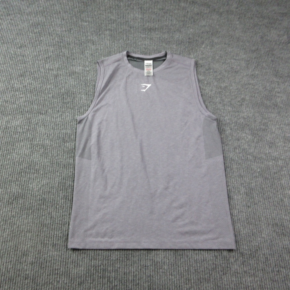 Gymshark Shirt Mens S Purple Lightweight Seamless Jersey Mesh Breathable NWT